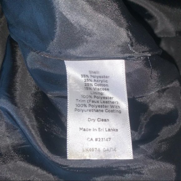 Talbots‎ Petites  A-Line Tweed Skirt Career Grey Black Size 6 US Petite - Picture 6 of 9